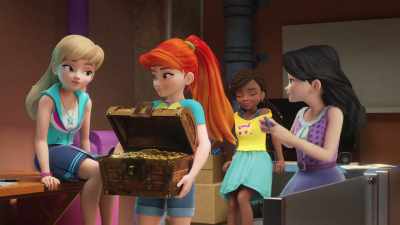 Too bad it's not ours to keep.[CAMERA CLICKS] - LEGO Friends: Girls on a Mission