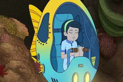Too bad, shark!
Find your lunch someplace else. - The Magic School Bus Rides Again