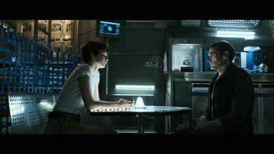 Are you sure about thisHow do you meanWe've spent a decade searching for origae 6We vetted it ran the simulationsand mapped the terrainIt's what we trained for I understand thatAnd now we're gonna scrap all thatTo chase a rogue transmissionThink about itA - Alien: Covenant