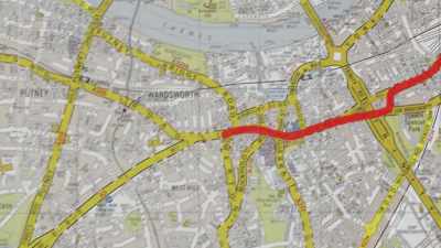 Took us around
Wandsworth, Battersea. - The Real Manhunter
