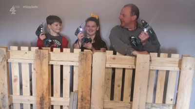 (tools whirring) - Escape to the Chateau: Make Do & Mend