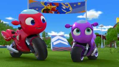 - Toot, did you see?
Isn't it perfect? - Ricky Zoom