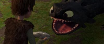 Toothless. - How to Train Your Dragon