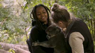 TORCH: SO, I GOT TO HOLD A
KOALA, THAT WAS A FIRST. - Harlem Globetrotters: Play It Forward