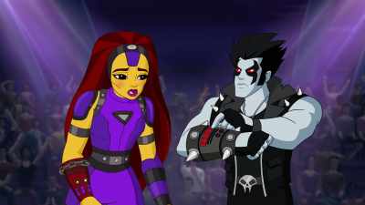 Torn limb from metal limb BEEPING - DC Super Hero Girls: Intergalactic Games