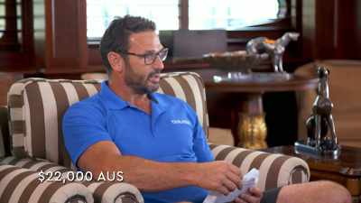 Total tip was
Australian dollars, - Below Deck Down Under