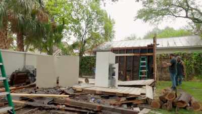 Totally gone. We're adding
a brand-new garage - Why the Heck Did I Buy This House?
