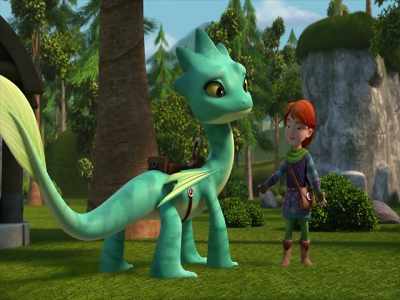 - Totally not afraid of eels.
- Oh, yeah. Not afraid at all. - Dragons: Rescue Riders