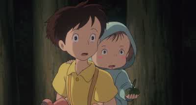 トトロ お父さんの傘 持ってっちゃった。 - My Neighbor Totoro