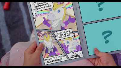 Touch the page and join me
if you want the suit for Ryan. - Ryan's World the Movie: Titan Universe Adventure