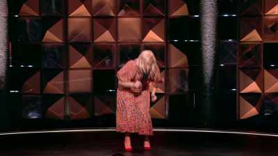 'Touch my tits.' There you go." - Backstage with Katherine Ryan