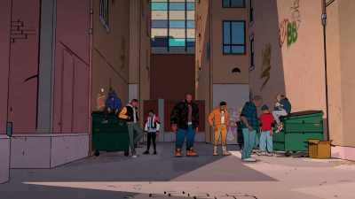 [♪ tough hip-hop music playing] - Your Friendly Neighborhood Spider-Man