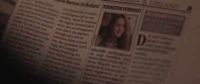 "TOURIST MISSING" - Berlin Syndrome