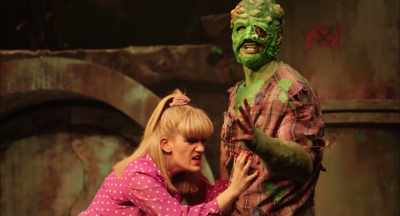 Toxic.
(audience chuckling) - The Toxic Avenger: The Musical