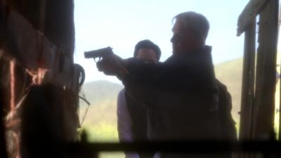 [toy cymbals crashing,
monkey hooting] - NCIS