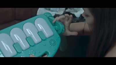 [toy playing music] - Adalynn