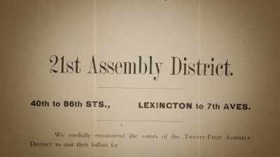 TR shows up in Albany
as a 23 year old - Theodore Roosevelt