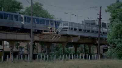 [ track rattling ] - The Red Line