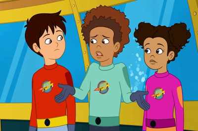 [tracker beeping] - The Magic School Bus Rides Again