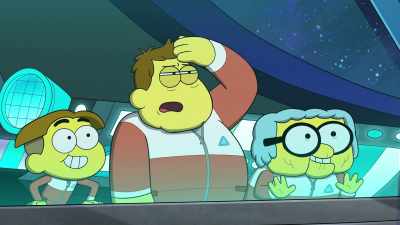 Tractor beam, huh? Doesn't
look like a tractor to me. - Big City Greens the Movie: Spacecation