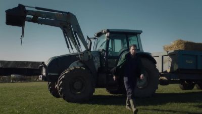 [Tractor door bangs] - Vera