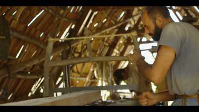 Traditional building materials like mud and timber - The History of Home Narrated by Nick Offerman