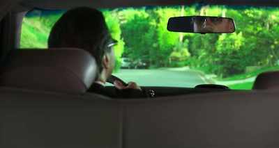 Traffic's not a problem.
You sit back, relax. - Sandy Wexler
