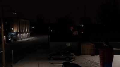 [train bell dinging] - Fargo