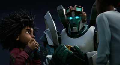 [train horn blaring] - Transformers: EarthSpark