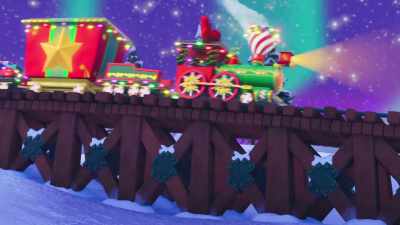 [train horn blows] - Mickey and the Very Many Christmases