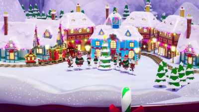 [train horn blows] - Mickey and the Very Many Christmases