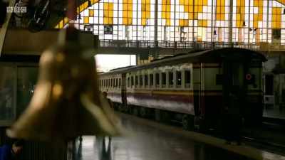 Train information desk. - Race Across the World