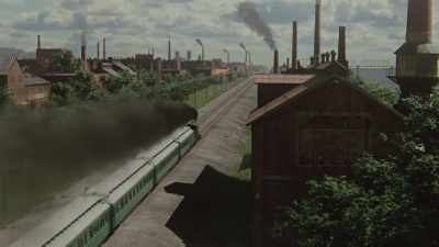 (train rattles loudly) - The Porter
