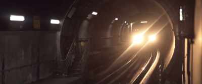 (train wheels squeal) - 8 Days to Hell