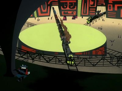 (TRAIN WHISTLE BLOWING) - Samurai Jack
