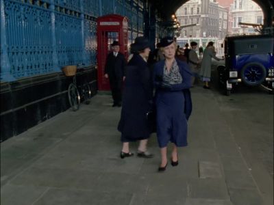 (train whistles) - Agatha Christie's Poirot