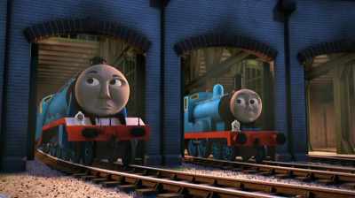 [train whistling] - Thomas & Friends: Journey Beyond Sodor