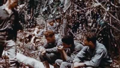 TRAINING FILMS URGE TROOPS
TO TAKE STRICT PRECAUTIONS. - The Pacific War in Color