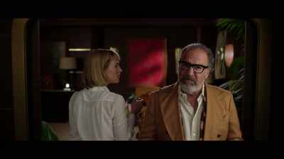 Trampling my crime scene, no doubt.
Who knows what else she saw. - Death and Other Details