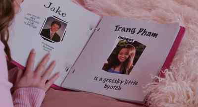  "Trang Pham is
a grotsky little byotch." - Mean Girls