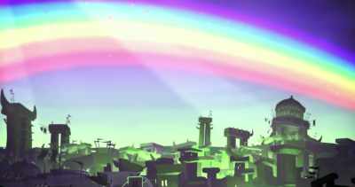 (tranquil music) - Legend of the Three Caballeros