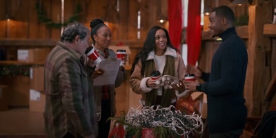 Transforming this place is
not as easy as I thought. - Christmas with a Kiss