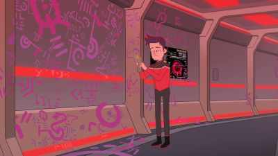 Translation...
"Bark hugging root smoochers"? - Star Trek: Lower Decks