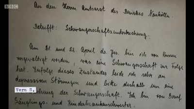 TRANSLATION: I was raped by Russians - Berlin 1945
