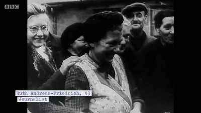 TRANSLATION: Suddenly, everyone gave
a Jew - Berlin 1945