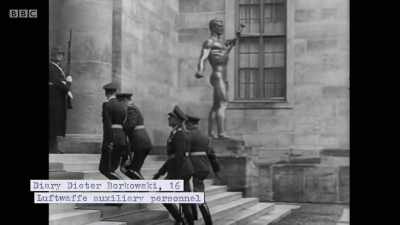 TRANSLATION: The new year
began quietly. - Berlin 1945