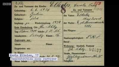 TRANSLATION: When I saw Berlin for
the first time, - Berlin 1945