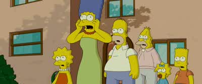 "Trapped forever. - The Simpsons Movie