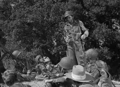 Treace, set the machine gun
up over there - Objective, Burma!