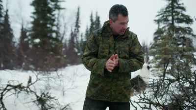 Tree was a little
rotten on the bottom, - Life Below Zero: First Alaskans